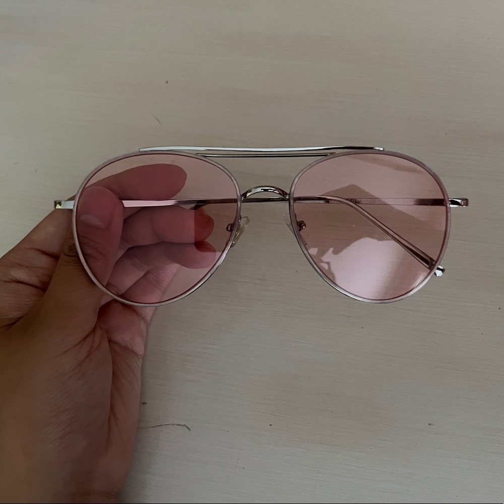 Pink Lens Sunglasses